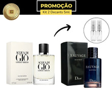 Carregar imagem no visualizador da galeria, Kit Masculino – Acqua di Gio EDP 5ml + Sauvage EDP 5ml (2 x 5ml • Spray)