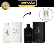 Carregar imagem no visualizador da galeria, Kit Unisex – Ck One 5ml EDT + Ck Be 5ml EDT (2x 5ml • Spray)