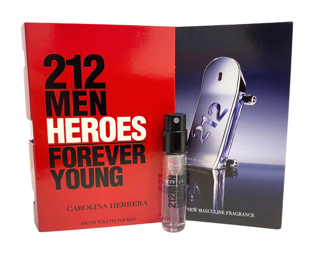 Flaconete 1,5ml – Carolina Herrera 212 Heroes Forever Young Masculino • EDT