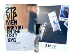 Amostra 212 Vip Men Carolina Herrera Masculina EDT 1,5ml