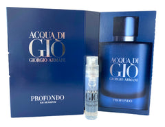 Amostra Giorgio Armani Acqua Di Gio Profondo Masculino EDP 1,2ml