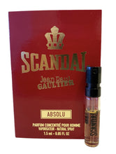 Carregar imagem no visualizador da galeria, Flaconete 1,5ml – Jean Paul Gaultier Scandal Absolu Masculina • Parfum
