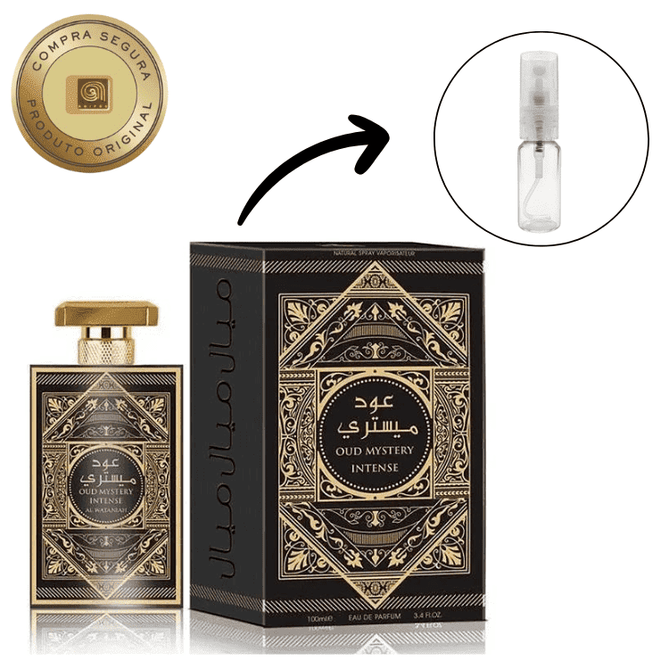 Fracionado – Al Wataniah Oud Mystery Intense Masculino • EDP (Perfume Arabe)