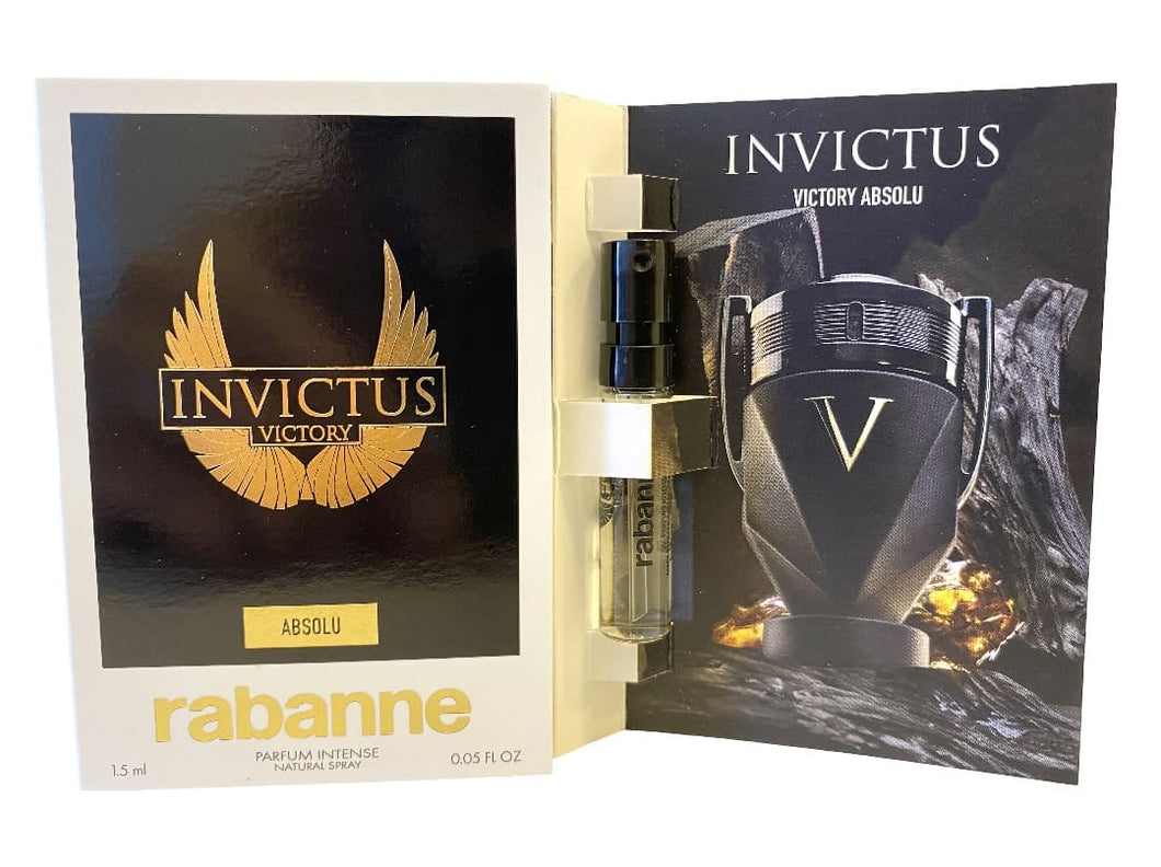 Flaconete 1,5ml – Rabanne Invictus Victory Absolu Masculino • Parfum