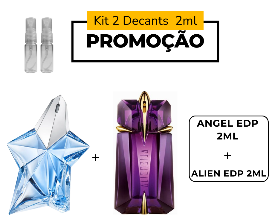 Kit 2 decants Angel EDP 2mls + Alien EDP 2ml