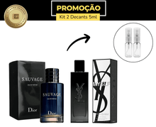 Carregar imagem no visualizador da galeria, Kit Masculino – Dior Sauvage 5ml EDP + YSL Myslf 5ml (2x 5ml • Spray)
