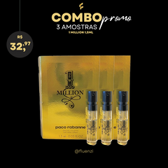 KIT 3 Amostras 1 Million Masculino