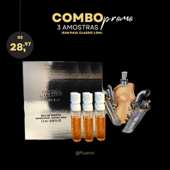 KIT 3 Amostras Jean Paul Classic EDT Feminina