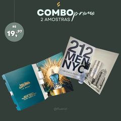 KIT Amostras 212 Nyc Men 1,5ml + 1 Jean Paul Le Beau Masculinas 1,5ml