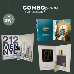 KIT com 3 Amostras Masculinas