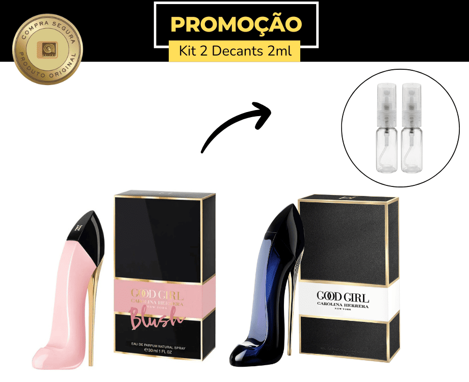 Kit Feminino – Good Girl Blush EDP 2ml + Good Girl EDP 2ml (2 x 2ml • Spray)