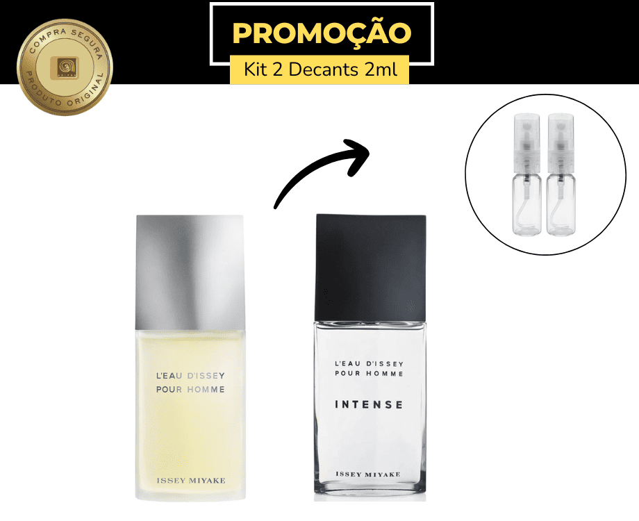 Kit Masculino – Issey Miyake EDT 2ml + Issey Miyake Intense EDT 2ml (2 x 2ml • Spray)