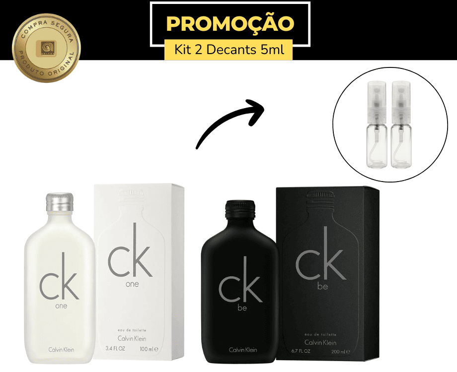 Kit Unisex – Ck One 5ml EDT + Ck Be 5ml EDT (2x 5ml • Spray)